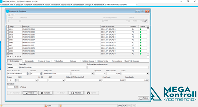 Lançamento de Notas de Compra