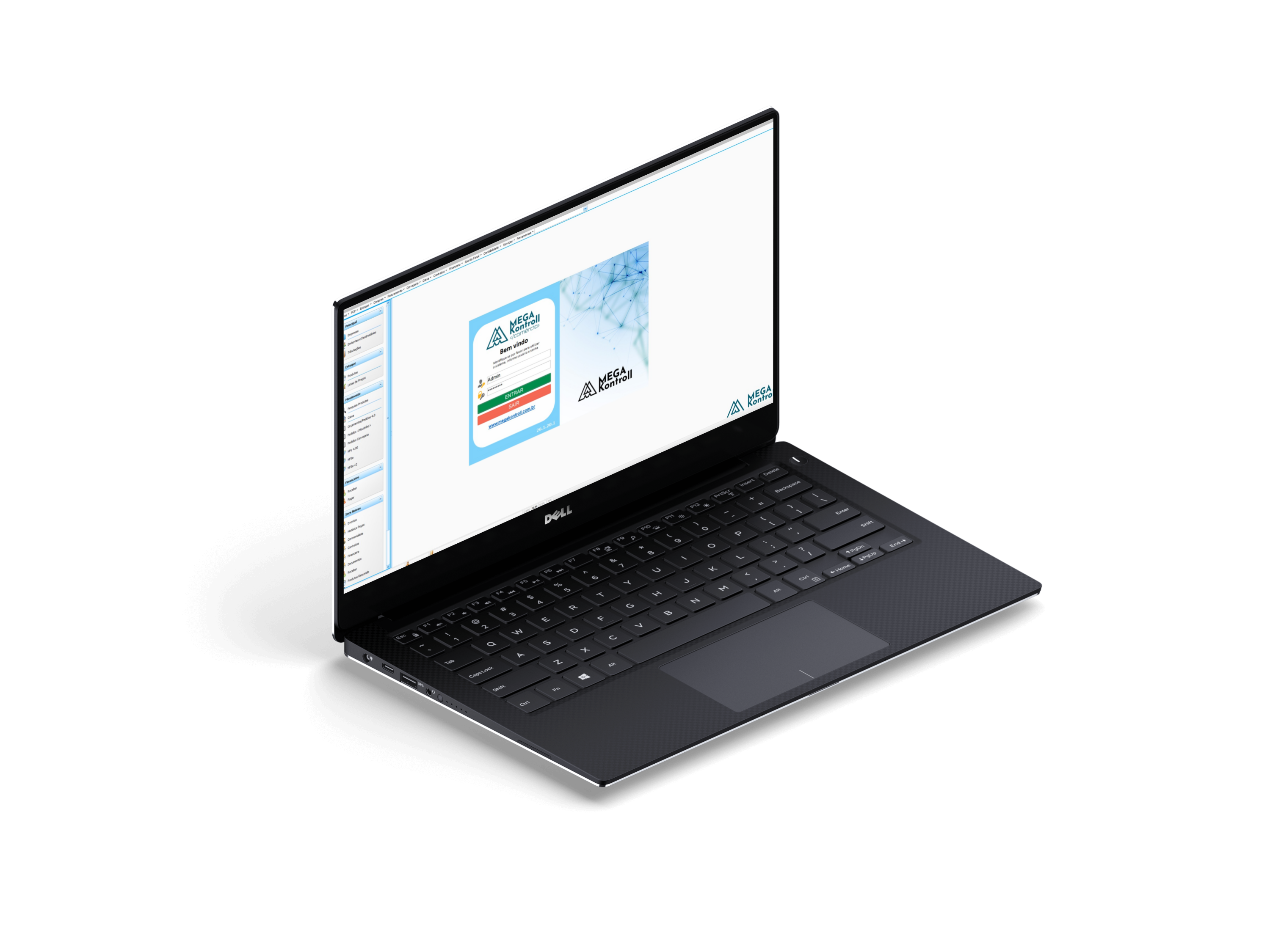 Mockup do Mega Comércio