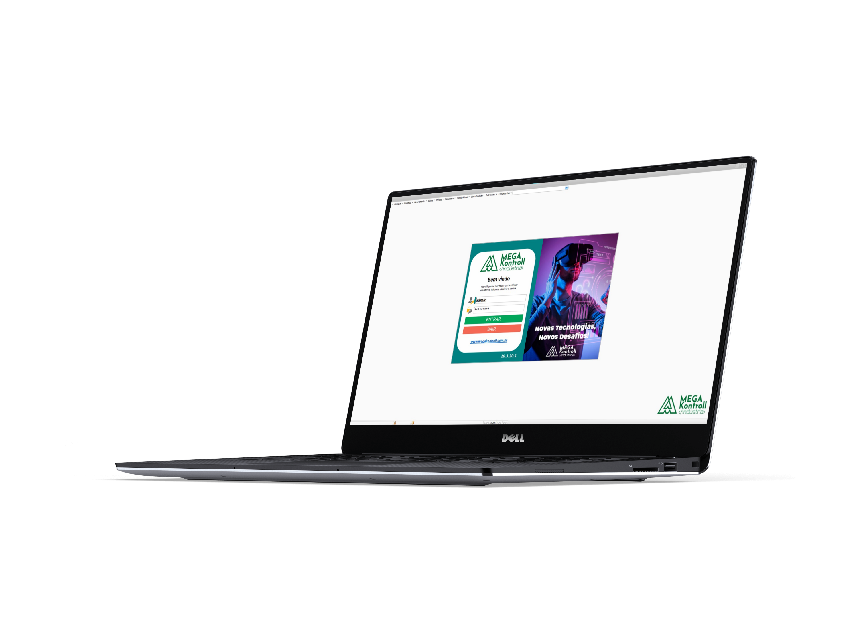 Mockup do Mega Indústria